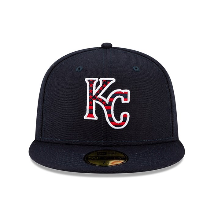 Kansas City Royals MLB 4th July 59FIFTY Lippis Laivastonsininen - New Era Lippikset Halpa hinta FI-125679